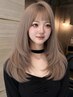 【平日限定 人気No.1】【ブリーチ使用】透明感ダブルカラー