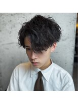 アンサ 長岡天神店(ANSA) 色気×無造作 大人センターパート