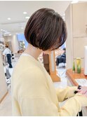 【morio札幌】札幌ショート　大人かわいい丸みショートボブ