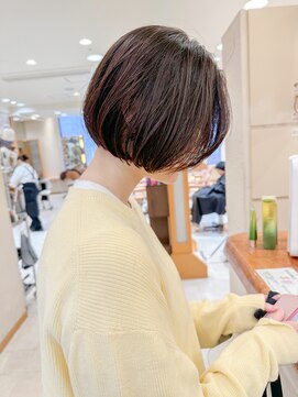 モリオ フロム ロンドン サッポロファクトリー店(morio FROM LONDON) 【morio札幌】札幌ショート　大人かわいい丸みショートボブ