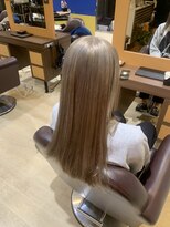 お～るうぇいず(always)&nbsp;ケアブリーチホワイトカラーミルクティーベージュレイヤー韓国風