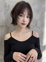 リティアンドビューティースタジオモッズシブヤ(LITTY&beauty studio M.O.D shibuya) 顔まわりウルフボブ/髪質改善/レイヤーカット