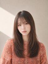 ウィーニード 栄(WENEED)&nbsp;韓国ロングレイヤー×艶ブラウン