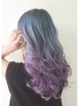 ライブトレア(LIVE TOREA) アクアブルー×ラベンダーアッシュ