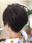 短めショートボブ