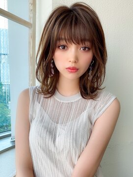 シルクレイ 吉祥寺店(Silk-lei) 韓国風小顔カット×オリーブカラー20代30代/Silk-lei吉祥寺