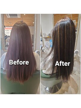 ポンテ 大野城店(ponte) 【全国で1%以下の厳選サロンの仕上がり☆髪質改善】