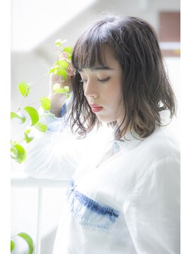 ミエル ヘア 新宿(miel hair) 〈mielhair新宿〉透明感　艶ボブ　イルミナ
