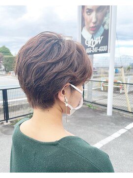 グロウ(GLOW) ★ショートエアウェーブパーマ★