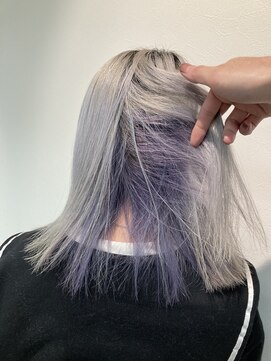 コワファーストナガサキシャンプーボーイ(COIFF1RST NAGASAKI SHAMPOO BOY) ホワイトカラー×インナーラベンダー☆