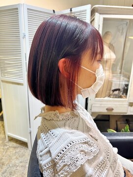 カロン(CA-LON) 【イヤリングカラー】ブリーチ&ピンク