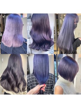 フラム 渋谷(flamme) ◇パープルカラーチャート◇