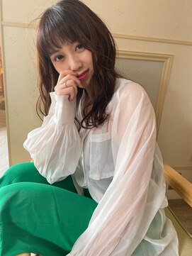 トゥーリ 浜町店 長崎(tuuli) 20代30代40代50代ひし形デジタルパーマエアリーミディ黒髪