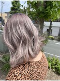 ラベンダーアッシュ【切りっぱなしスタイル】