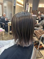 ベルプロッドバイアルター 千葉(bel. prod by aL-ter)&nbsp;【bel.高野】グレージュカラー/シルキーベージュ/斜めバング