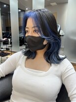 ロンドワン 三宮元町(Lond one) フェイスレイヤー/フェイスフレーミングブルー