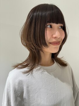 コト 福井大和田店(coto) 福井 大和田 ウルフカット セット簡単 アッシュカラー