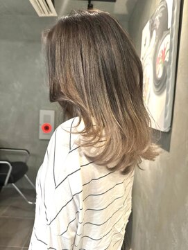 ブルックス バレイヤージュ レイヤーカット 外国人風カラー