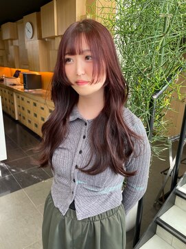 ゼスト 吉祥寺店(ZEST) 韓国ヘア/姫カットブリーチなしオレンジブラウン　吉祥寺桜