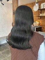 ビスクヘアデザイン(bisq hair design)&nbsp;アッシュカラー　透明感カラー　髪質改善　艶髪　ミディアム