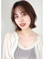 ブロウ ネックス ザ サロン 表参道(VLOW nex the salon)&nbsp;タッセルボブ.韓国ヘア.韓国.ヘーゼルカラー.グレージュ