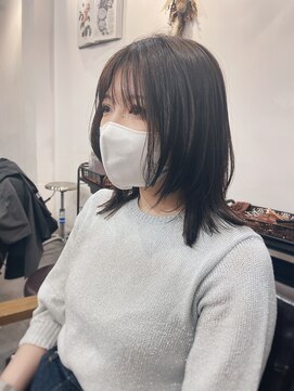 ロミバイリー(Romi by Lyee) 顔まわりレイヤー×暗髪