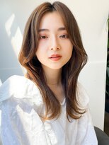 スタートウキョウ 渋谷(STAR TOKYO)&nbsp;韓国レイヤー大人ロングストレートワンカールベージュカラー