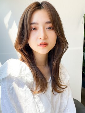 スタートウキョウ 渋谷(STAR TOKYO) 韓国レイヤー大人ロングストレートワンカールベージュカラー