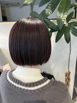 オールマイティービューティーモア(ALLMYTEA Beauty more+) ミニボブ/ブリーチなしカラー