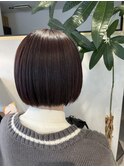 ミニボブ/ブリーチなしカラー