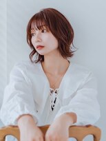 ビューティビースト 上安店(beauty beast) ボブ×くびれヘア×コーラルピンク