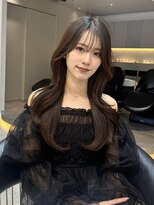 ロンド ロワール 門前仲町(Lond Loire)&nbsp;韓国レイヤーカット/くびれ巻き/前髪顔周り/セミディ[門前仲町]