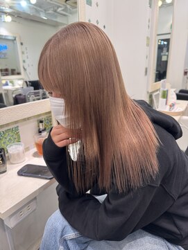 ラピス 池袋(Lapis) 【ブリーチ1回】ミルクティーベージュ