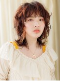 ■イヤリングカラーイメチェンウルフクラゲヘアー43戸頭10代20代