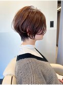 ◇大人可愛い20代30代40代50代前下がりショートボブ丸みショート