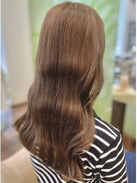 オリーブ 南森町店(Olive) 【鈴木】ブリーチなしベージュカラー/ロングヘア