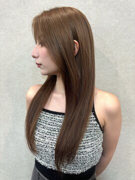 アール 北千住店(ar) 酸性ストレート/柔らか質感/アルカリフリー/ヘーゼルグレージュ