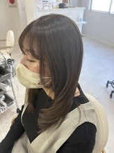 ルシエバイファブリック(Lucie by fabrique) 艶オリーブブラウン