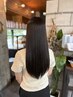 【fustener極上ストレート】カット＋縮毛矯正＋トリートメント