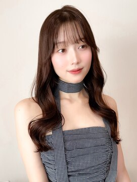 レア 表参道(L'ea) 黒髪 クラゲヘアー オリーブグレー 小顔 ココアベージュ