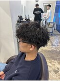 【MEN’S HAIR/サーフカール/刈り上げセンターパート/千葉】