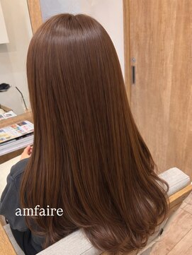 ヘアサロン アンフェール(Hair Salon Amfaire) 【shimizu】透明感抜群のロングbrown