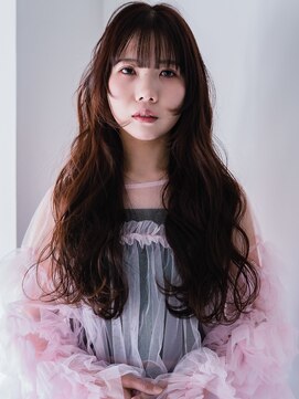 ヘアークラフト(Hair Craft) 顔周りレイヤーカット×ウェーブパーマ【岡山】コテ巻き風パーマ
