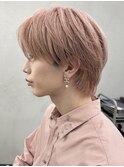 【GEEKS渋谷】シースルーラウンドマッシュ/ピンクベージュ/韓国