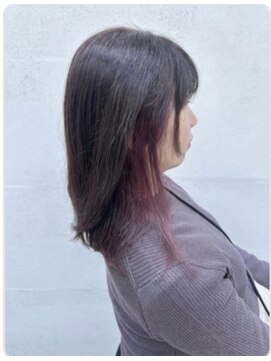 ブロッサム 東久留米店(Blossom) 春色ピンク◎顔周りインナーカラーで小顔効果