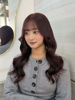 エルバイラビス 大宮(elu by lovis)&nbsp;《鈴木茉奈》顔周りカット/レイヤー/盛れる顔周り
