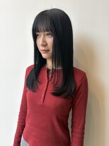 ロックス バイ マグ 松本(rocks BY MAG)&nbsp;20代30代大人美人小顔ブリーチなし韓国ヘアアッシュブラック