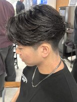 ワンズ リー 下北沢店(ONE's ly)&nbsp;フェザーパーマ　センターパート