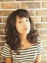 フラムリングス麻布(Framlings azabu)&nbsp;アッシュブラウンの暗髪セミロング★