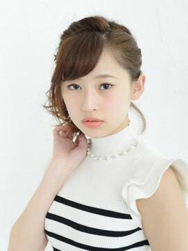 アース 八戸店(HAIR & MAKE EARTH) ねじりサイドアップ☆バレッタ仕様ＥＡＲＴＨ八戸店